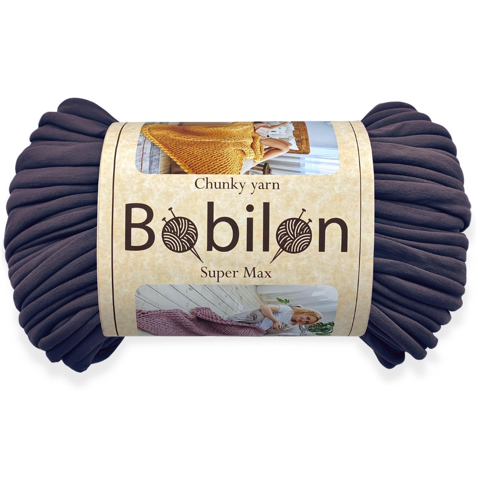 Hilo voluminoso súper grueso de algodón jumbo XL para manta almohada y alfombra
