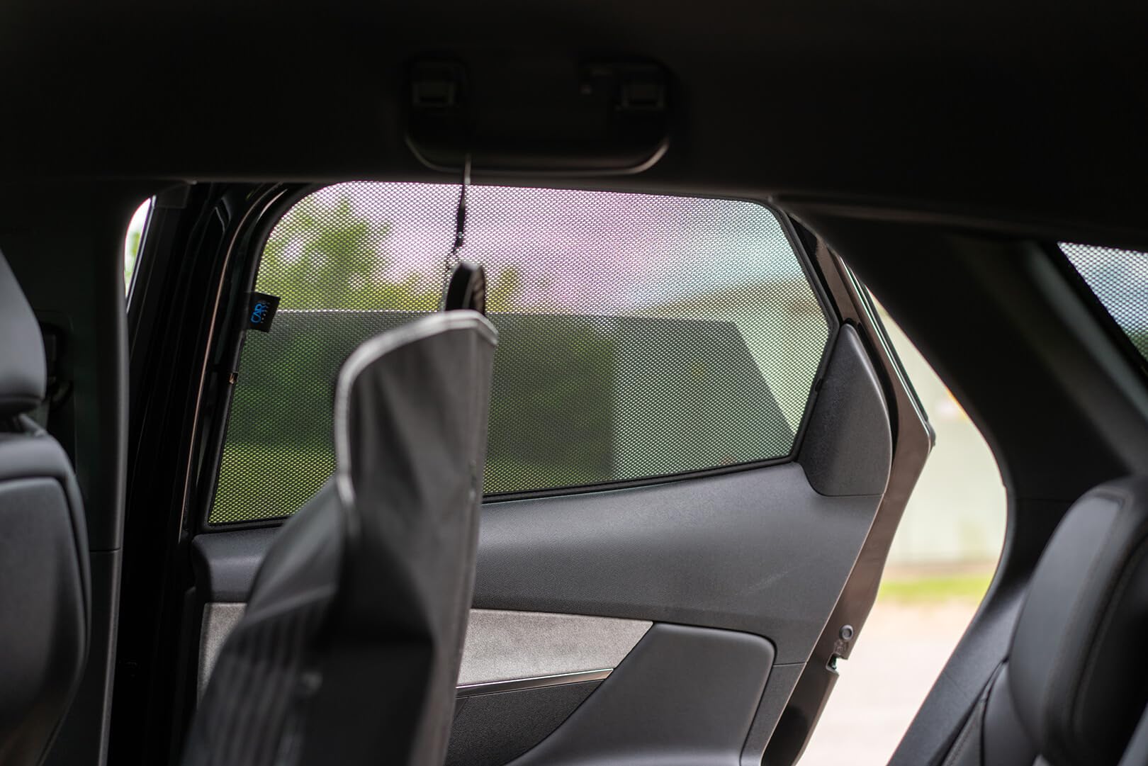 Set de Car Shades compatible avec Peugeot 3008 II 2016-2024 (6-pièces) Pare-soleil sur mesure pour voiture, Noir