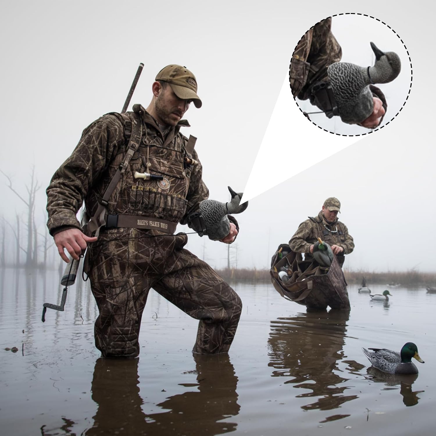 PVC Decoy Line 2 Rolls Waterfowl Decoy Cord Line 110m Anti Corrosion Durable Tangle and Rot Free 360 ft Bait Rope for Fishing Outdoor Use Floating Duck Decoys Hunting Accessories