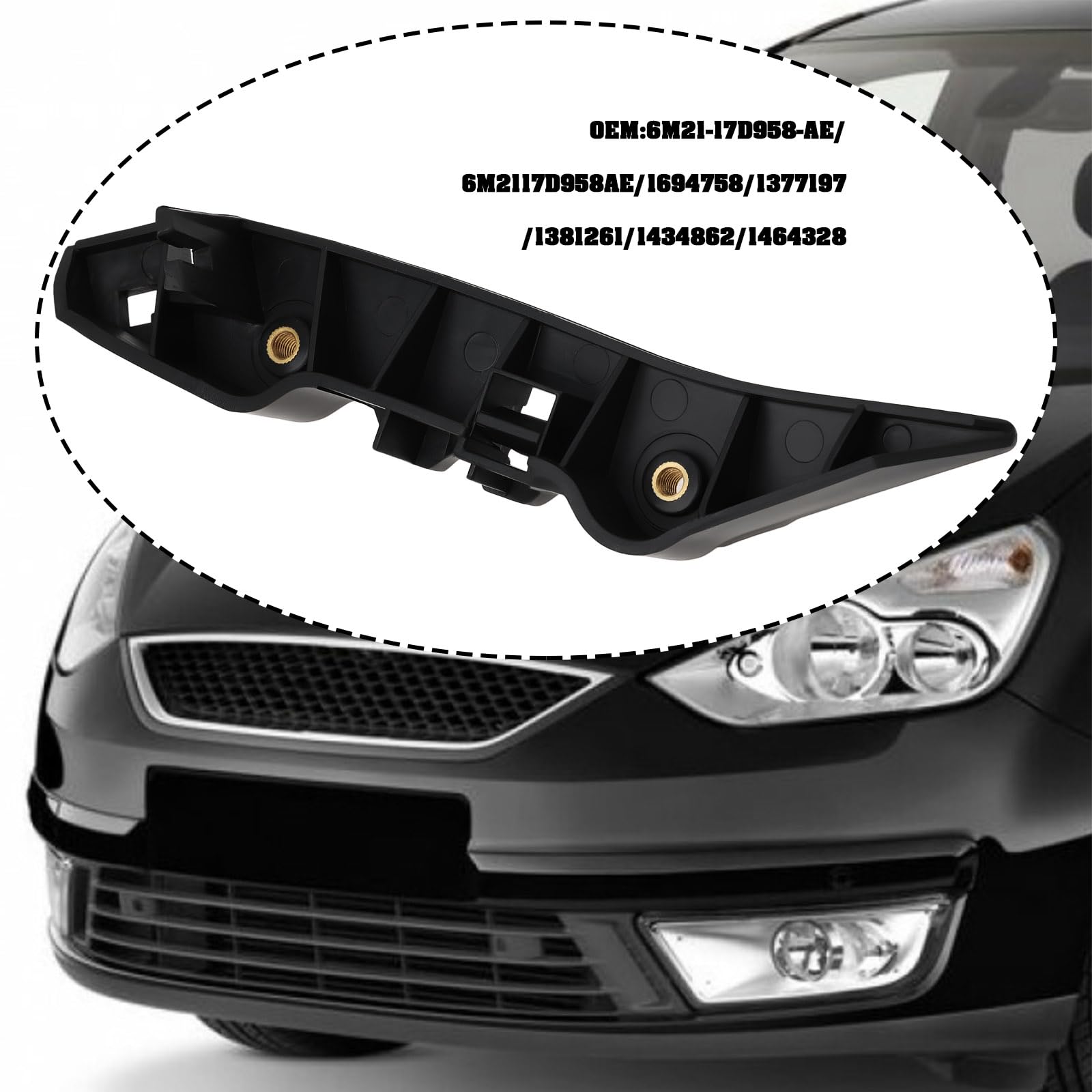 Stoßstangenhalterung Vorne Rechts 6M21-17D958-AE Kompatibel mit Ford Galaxy Iii 2006-2015