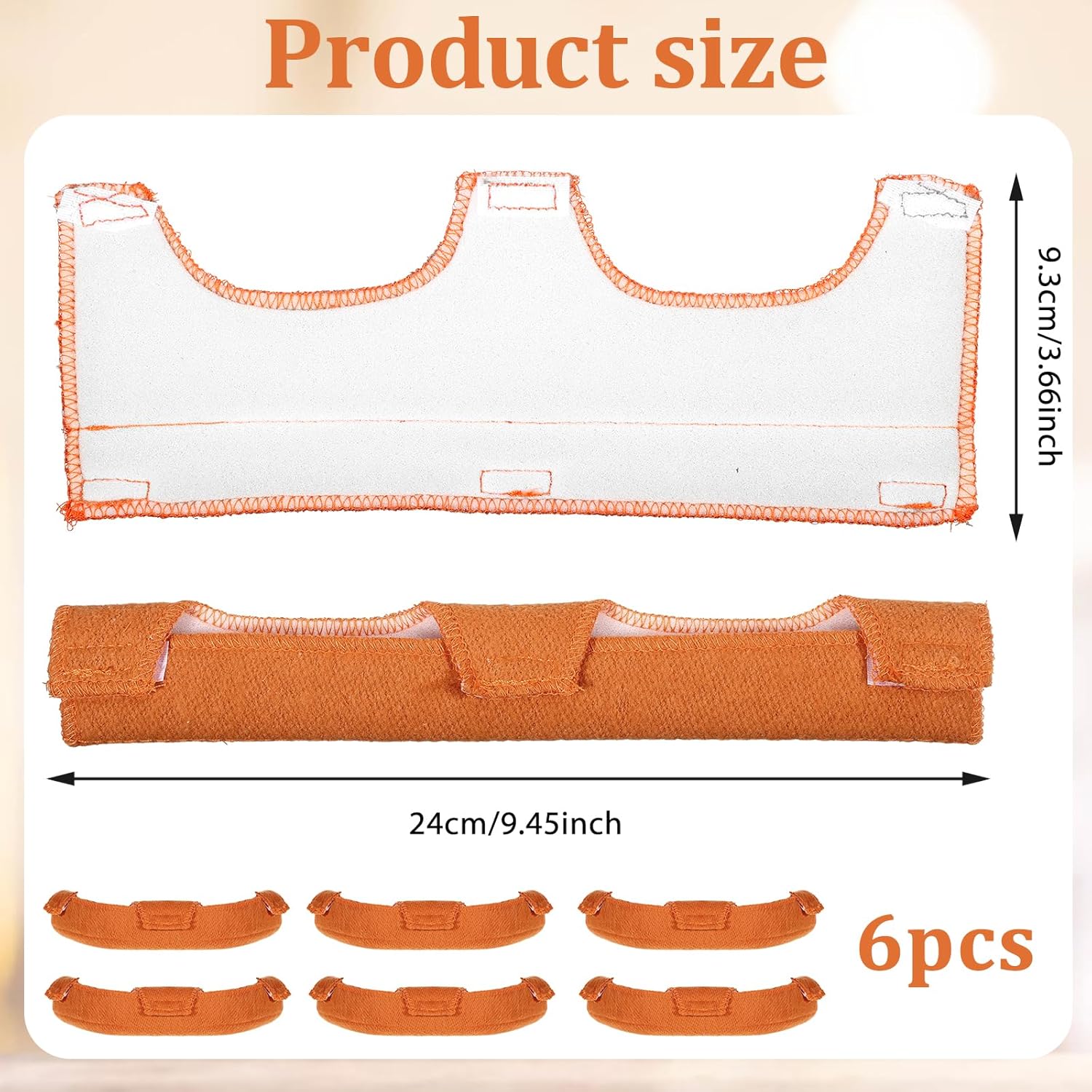 6 Pcs Hard Hat Sweatband, Hard Hat Insert Replacement Reusable Hardhat Liners, Hards Hats Accessories for Chainsaw, Welding, Construction & Forestry Helmets