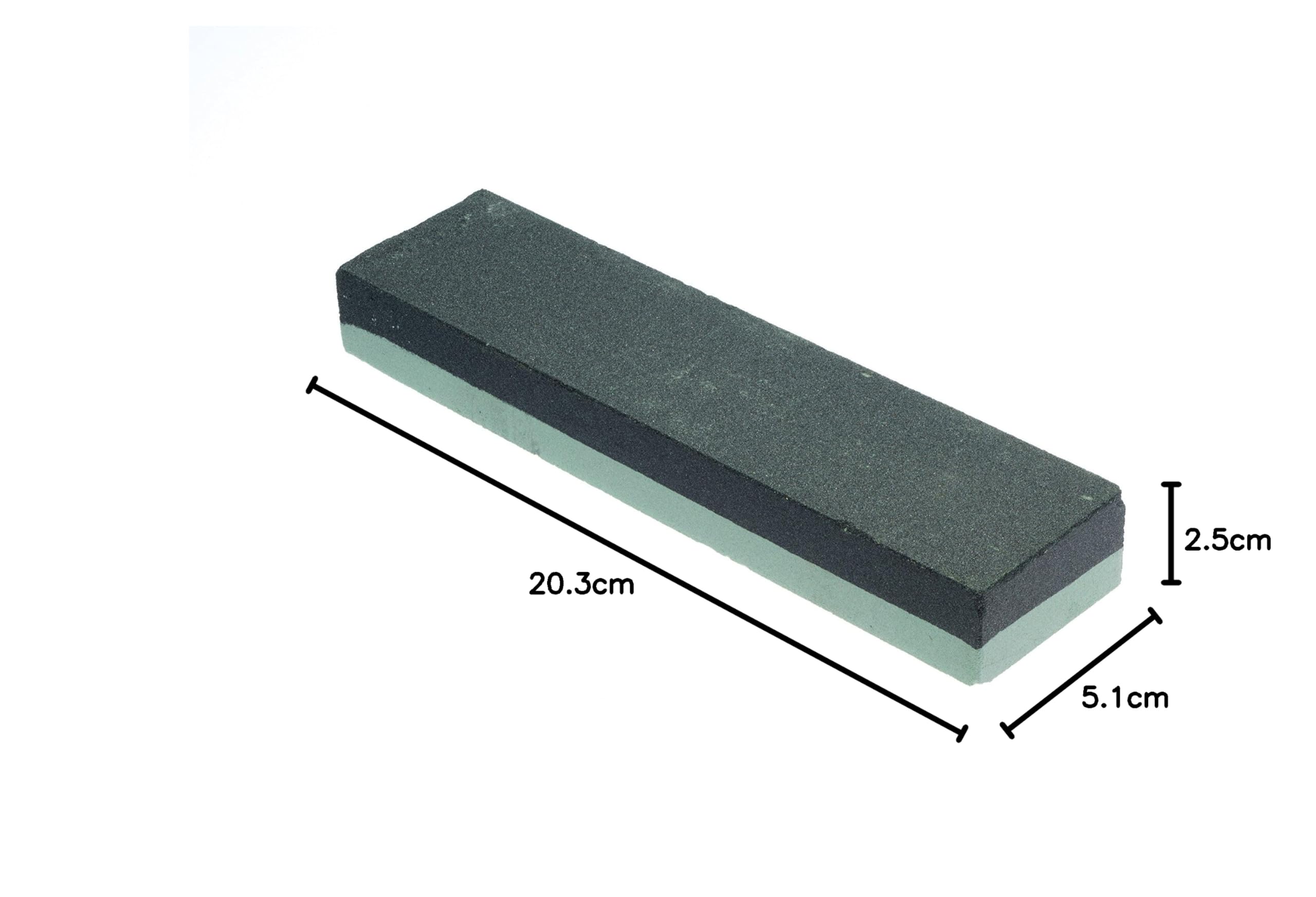 Se ss73bg 8 "de carburo de silicio doble cara Whetstone, granos, 180 y 240