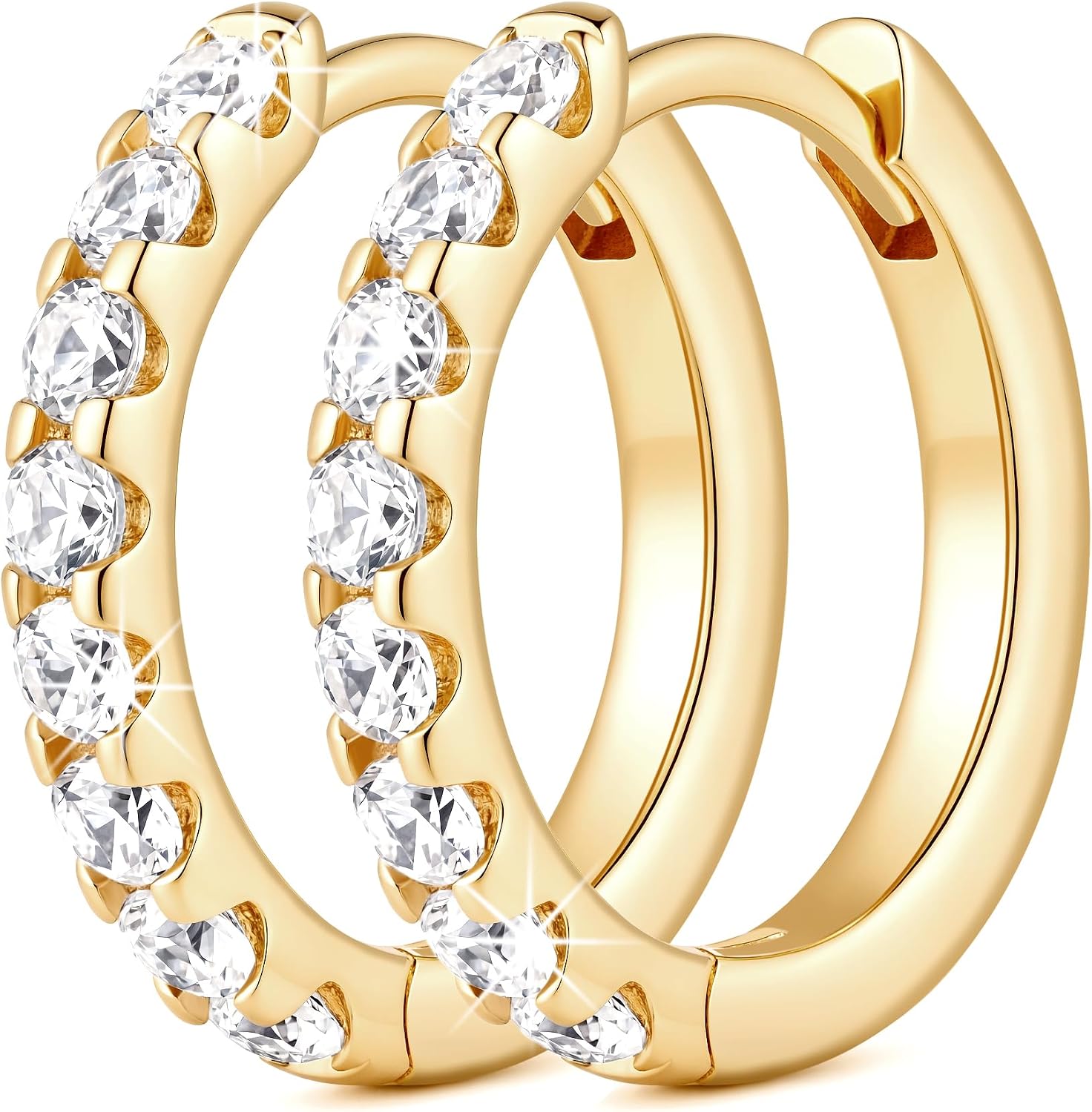 14K Gold Earrings for Women Small Gold Hoop Earrings for Women
