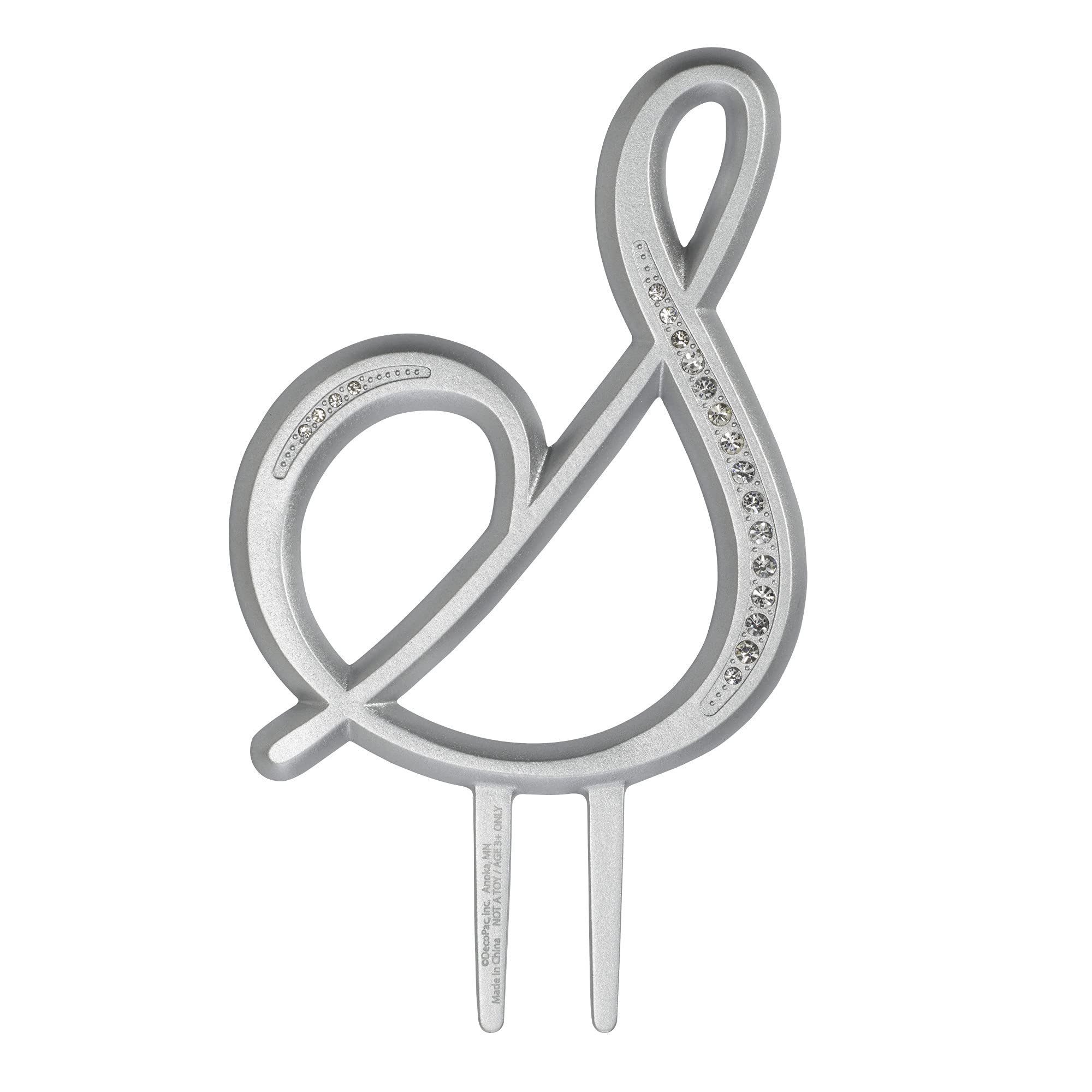 DecoPac 18902 Cake Decoration Tortenfigur, plastik, Silber