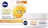 NIVEA Q10 Anti-Wrinkle Energy Vitamin C Day Cream, Moisturising Face Care with Q10, Vitamin C and Guarana Extract, Face Cream with SPF 15 for Tired Skin (50 ml)