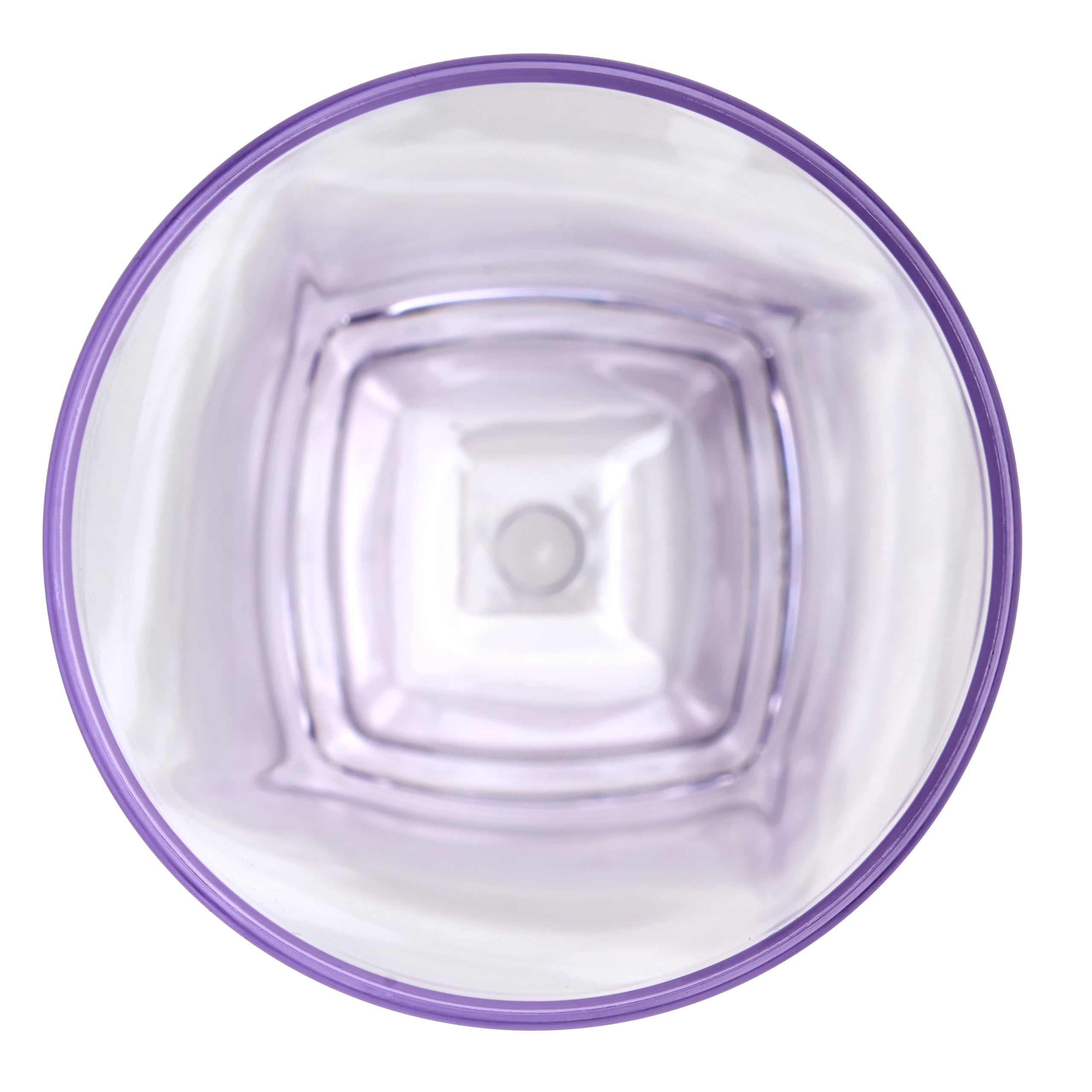 G.E.T. SW-1472-CL Vaso de cerveza de plástico con fondo cuadrado sin BPA, 16 onzas, transparente (juego de 12)