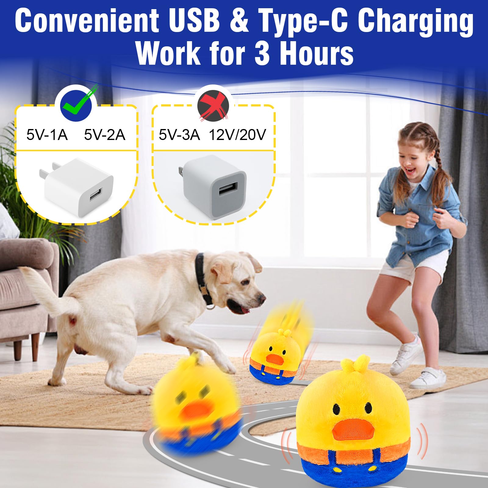 Amazon.com: VYsTN Interactive Dog Toys, Rechargeable Vibrating,  Jumping,Talking & self-Moving Dog Toys, Puppy Toys to Keep Them Busy,  Anxiety Relief & Boredom Buster for Small & Medium Dogs : Pet Supplies
