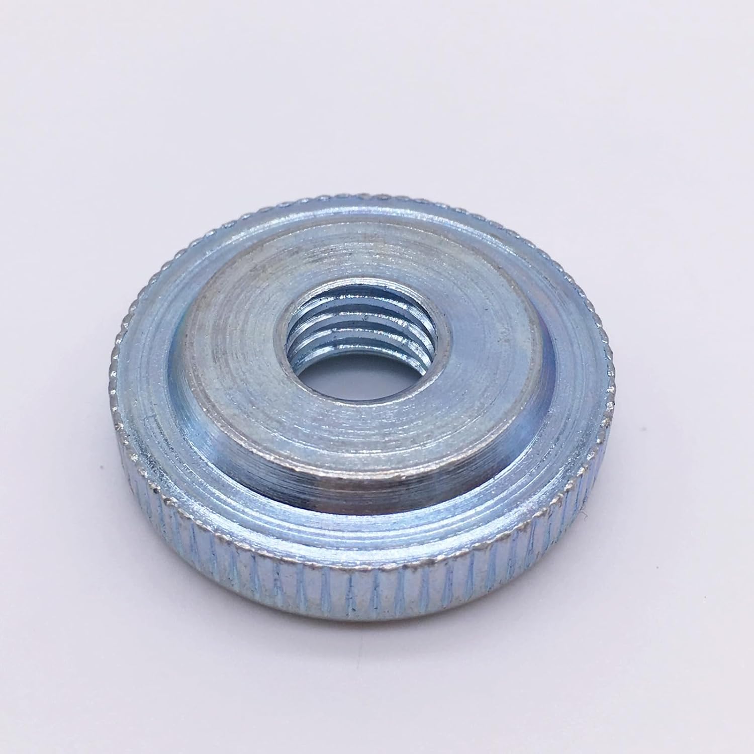 M6 Thumb Nuts Thin Knurled Steel Metric Fastener Zinc Plated Pack 50