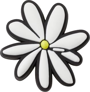 Jibbitz Flower Shoe Charms | Jibbitz for Crocs, White Flower, One Size