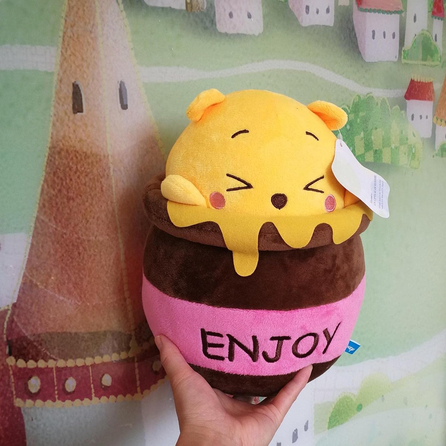 中華のおせち贈り物 くまのプーさん 蜜蜂 ハニーポット お座り ぬいぐるみ 約17 5cm ハニーポットにボールペンが入れられます ディズニー マスコット グッズ Www Thewalldogs Com