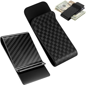 Copper Money Clip 2-Pack   RFID Blocking Slim Wallet for Men, Minimalist Card Holder & Cash Clip, Ultra Thin Metal Pocket Wallet