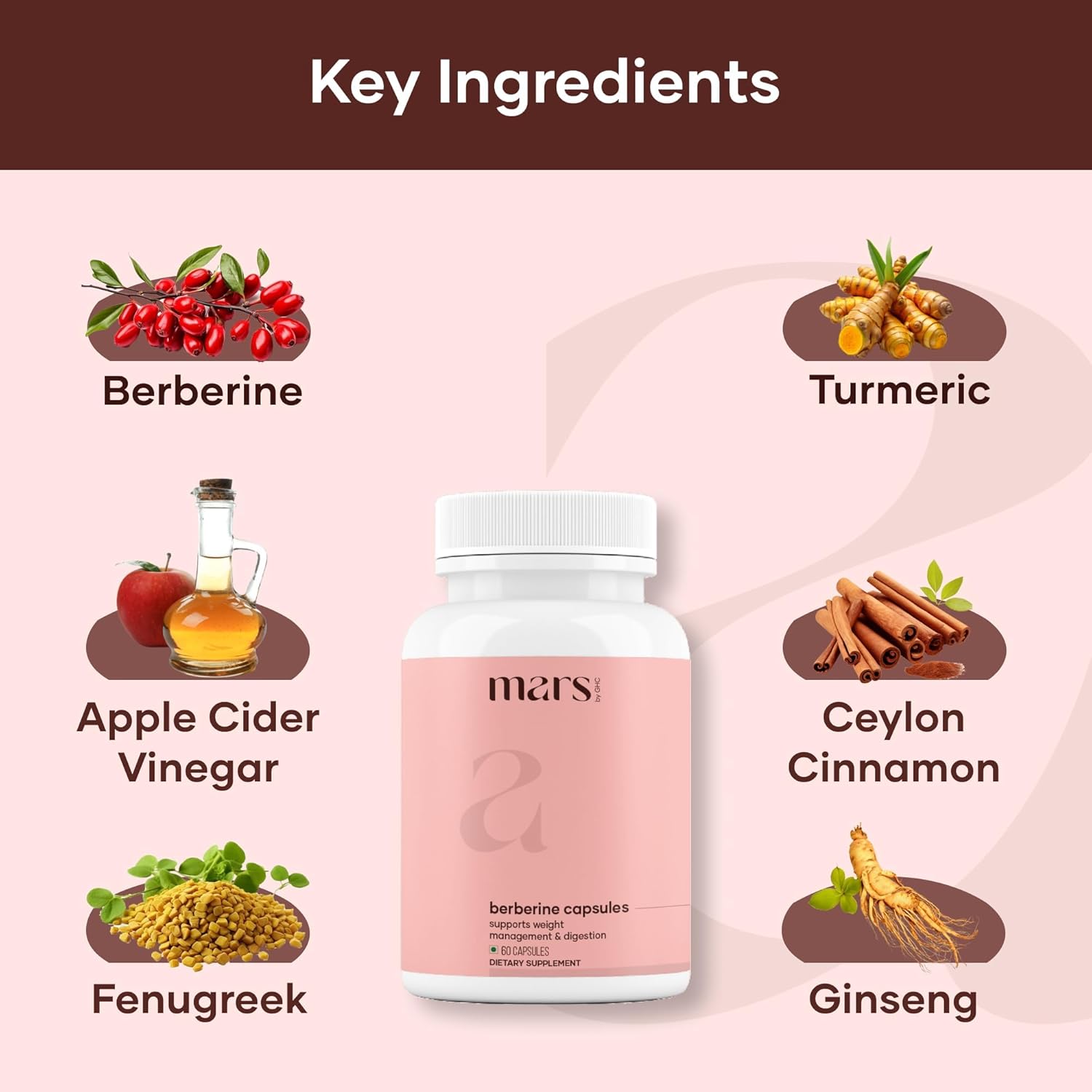 mars by GHC NitroBurn Combo: Powered by Nitric Oxide & Himalayan Berberine | Pack of 3 | 360 Capsules