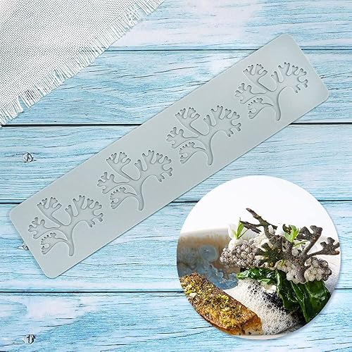 Miniatura 2 de Moldes de silicona 3D de hojas huecas para chocolate, molde de panal de abeja, caramelo, patrón de flores, molde para fondant, decoración de tartas