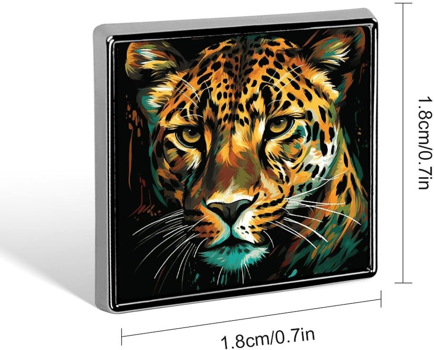 Leopard Brooch Pins Lapel Pins for Men Women Badge Button Cover Decorative Jewelry Charms for Hats Bags Backpacks Suits Shirts Scarves Clothing Accessories Banquet Wedding Gift image 2