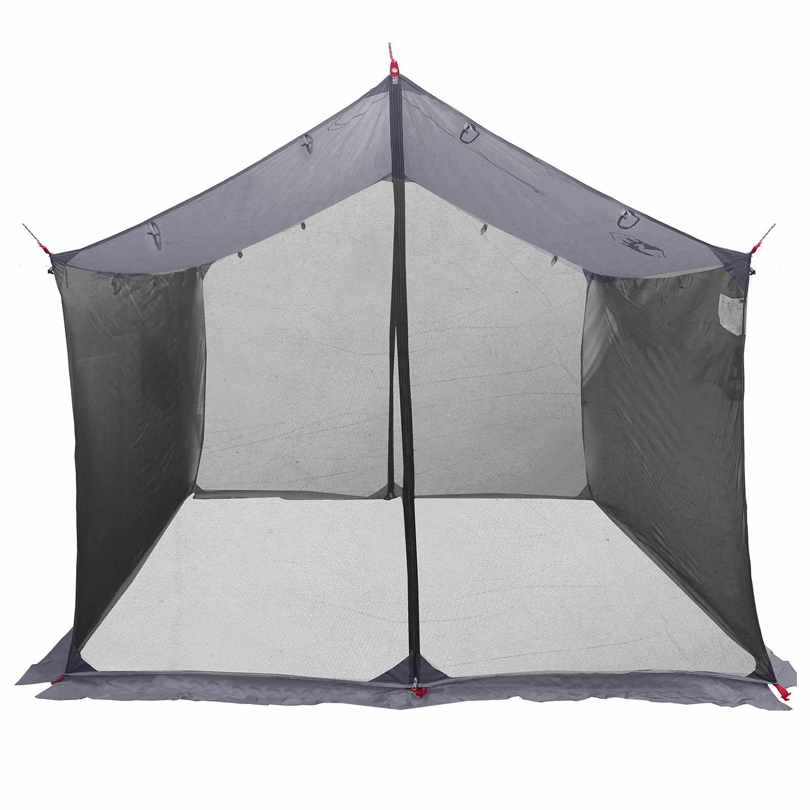 Camping-Tarp mit Netzwänden aus 185T Polyester PU, 340 x 260 x 220 cm für Camping, Wanderung, Festival, Strand, wasserdicht und UVschutz, mit Moskitonetz