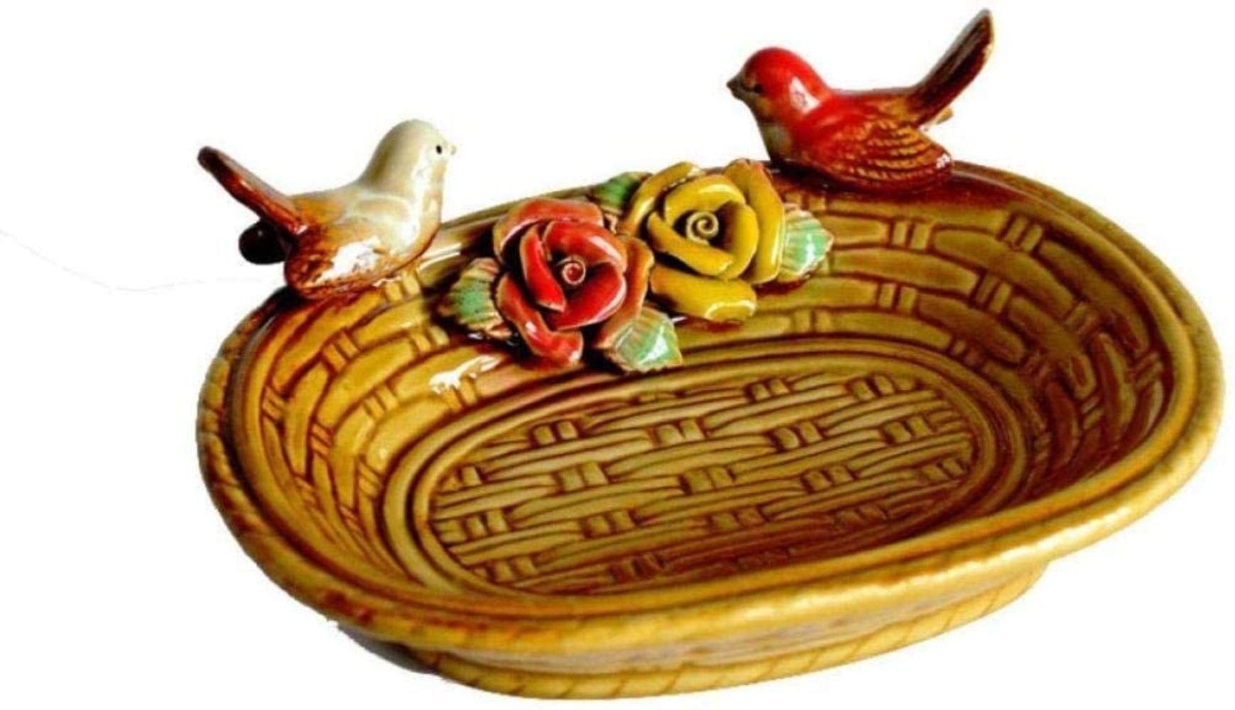 OIFAODAO Vintage wooden jewelry box, Vintage Jewelry Box Heart Shape Metal Treasure Chest Organizer Makeup Birthday