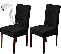 Vista 39 de Genina Fundas impermeables para sillas Parsons de comedor, fundas elásticas para sillas Parsons para comedor, cocina, funda protectora para silla