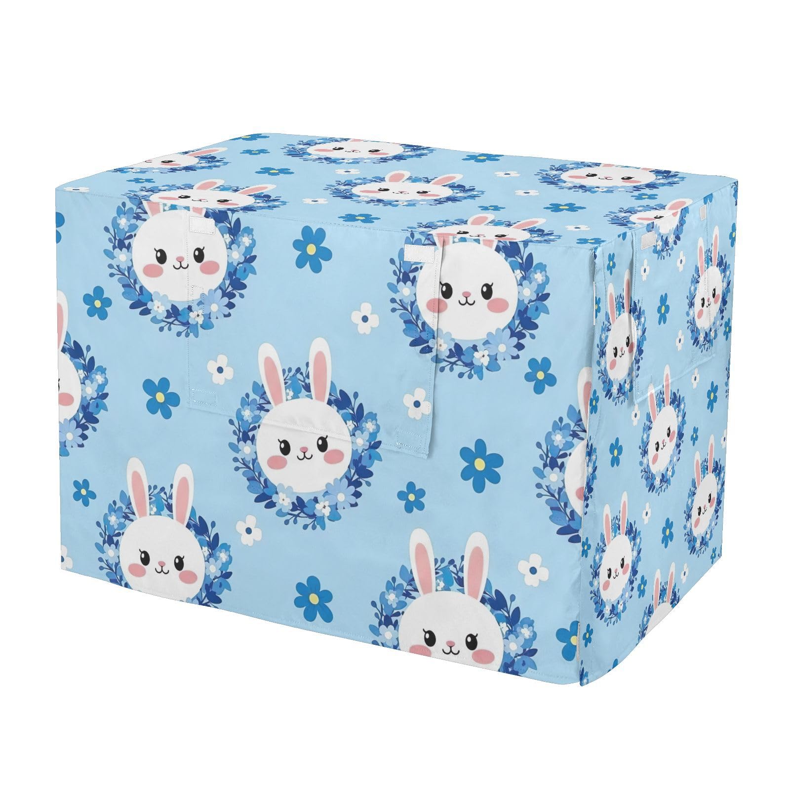 Housse de cage pour chien bleu XL contre le stress et les courants d'air