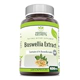 Boswellia Serrata Extract (65% Boswellic Acids) 600 mg 120 Capsules Supplement - Non-GMO - Gluten Free