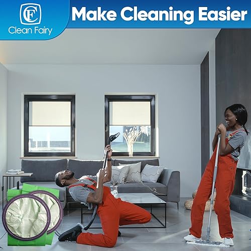 Miniatura 5 de CF Clean Fairy Paquete de 15 bolsas de vacío compatibles con modelos ProTeam Aviation Vac QuietPro BP y Super QuarterVac, repuesto para pieza