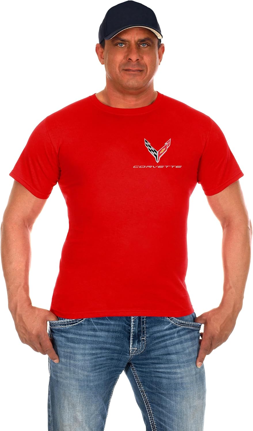 JH DESIGN GROUP Mens Corvette T-Shirt C8 C7 C6 C5 C4 C3 C2 C1 Collage Shirt image 2