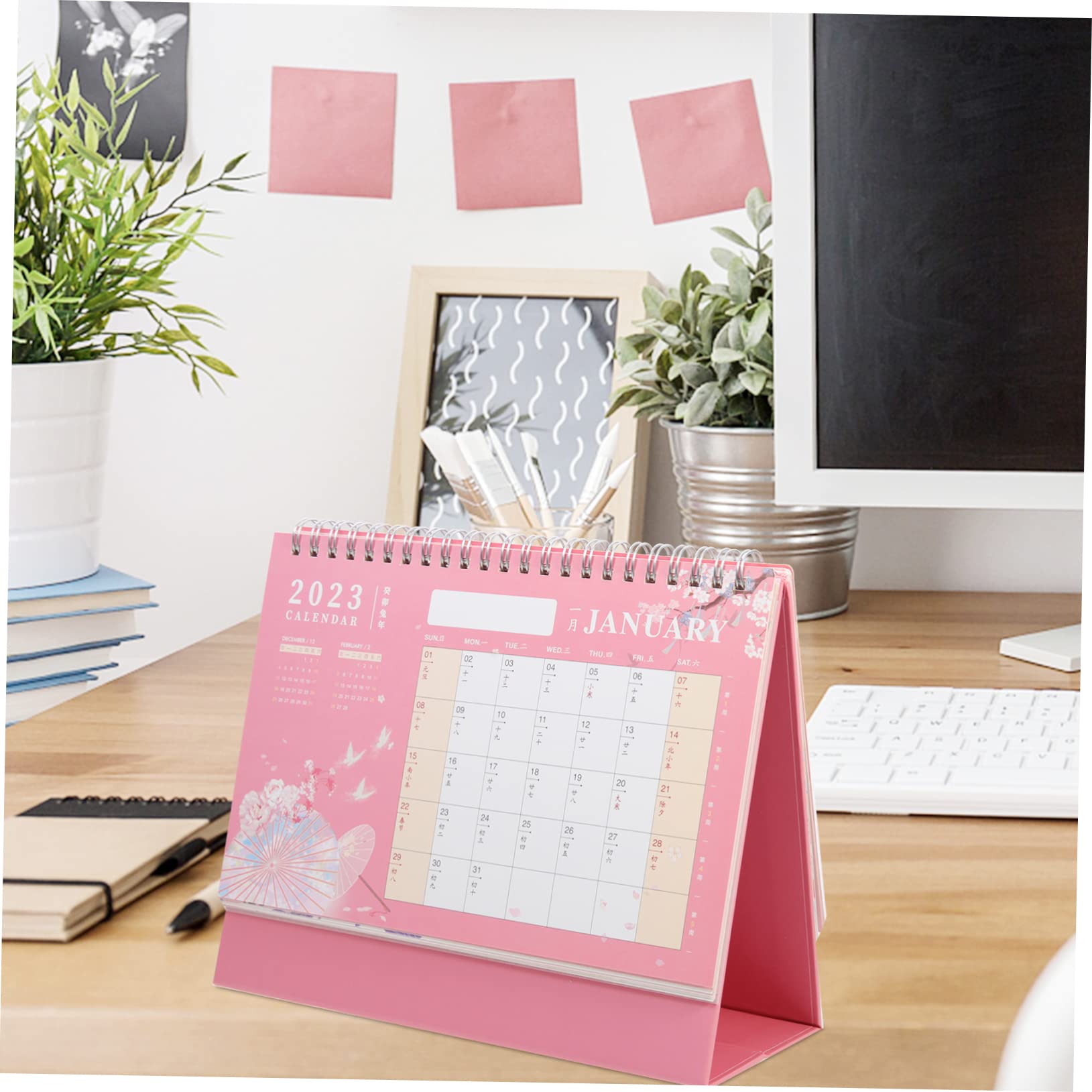 VILLCASE 5pezzi Decorativo Per Scrivania Planner Mensile Per Decorazione e Casa Per e