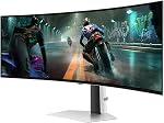 SAMSUNG 49 inch Odyssey G9 DQHD OLED Gaming Monitor 144Hz 0.03ms HDR True Black 400 Gsync Freesync DP + HDMI + USB C to A Gender Cable - (LS49DG912SNXZA) [Canada Version]