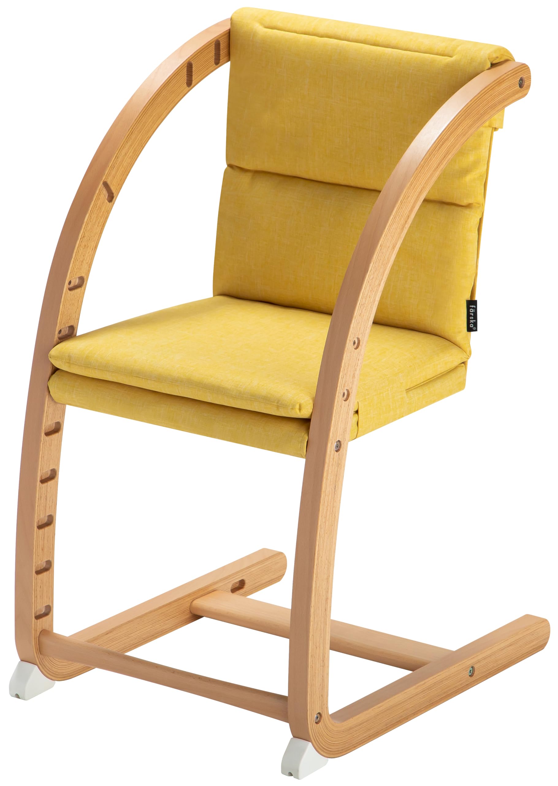 ファルスカ スクロールチェア One ミモザイエロー farska ファルスカ スクロールチェア ONE / ミモザイエロー