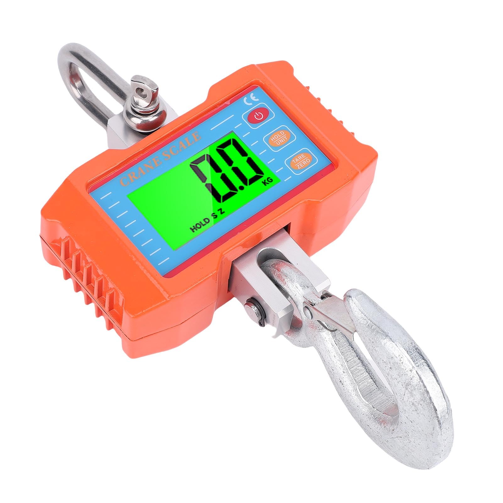 FTVOGUE Cyfrowa Waga Dźwigowa 2000kg/4400lb z Podświetleniem LED i Pilotem