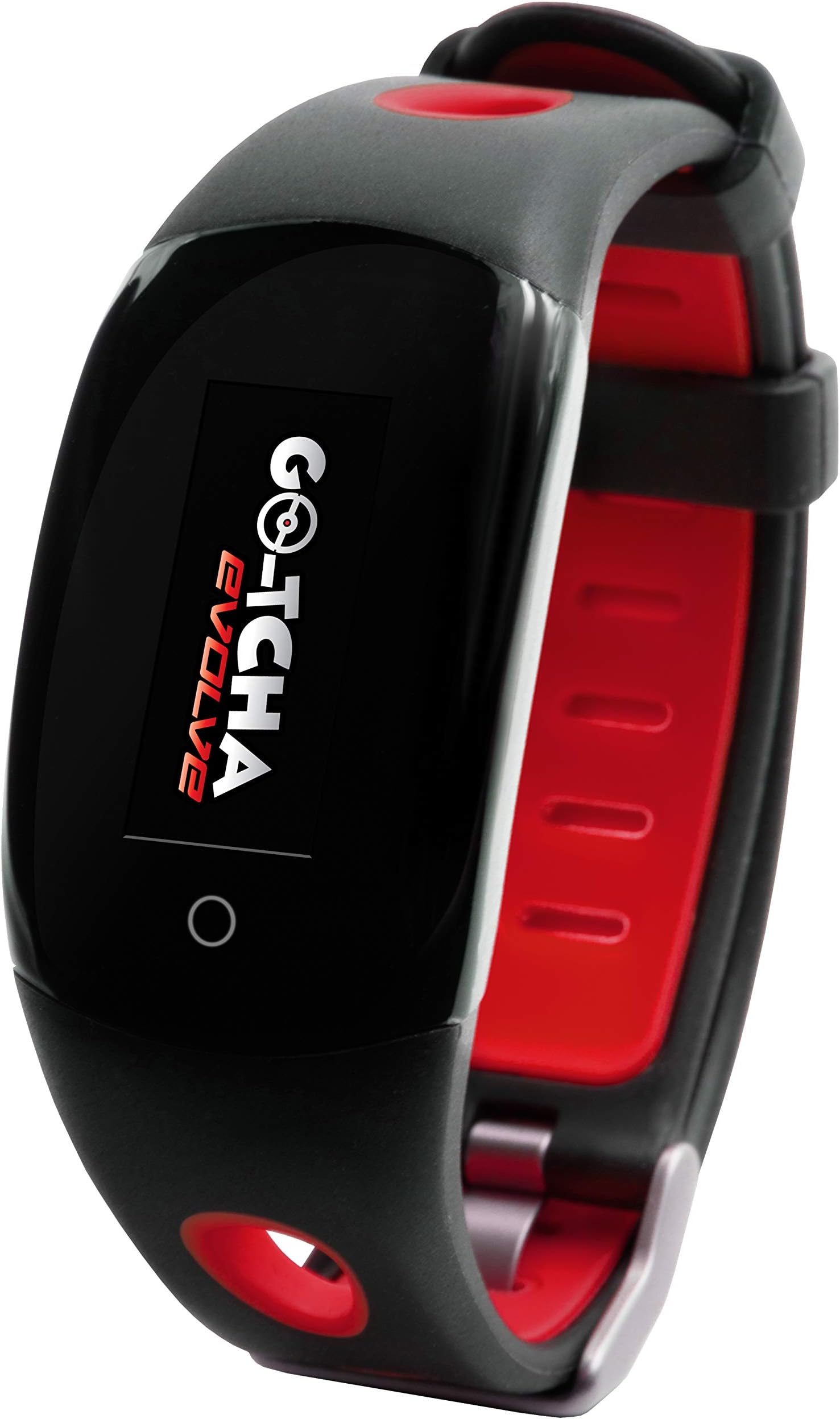 Go-Tcha Evolve LED-Touch Wristband Watch For Pokemon Go with Auto Catch and Spin - Black/Red (Android)