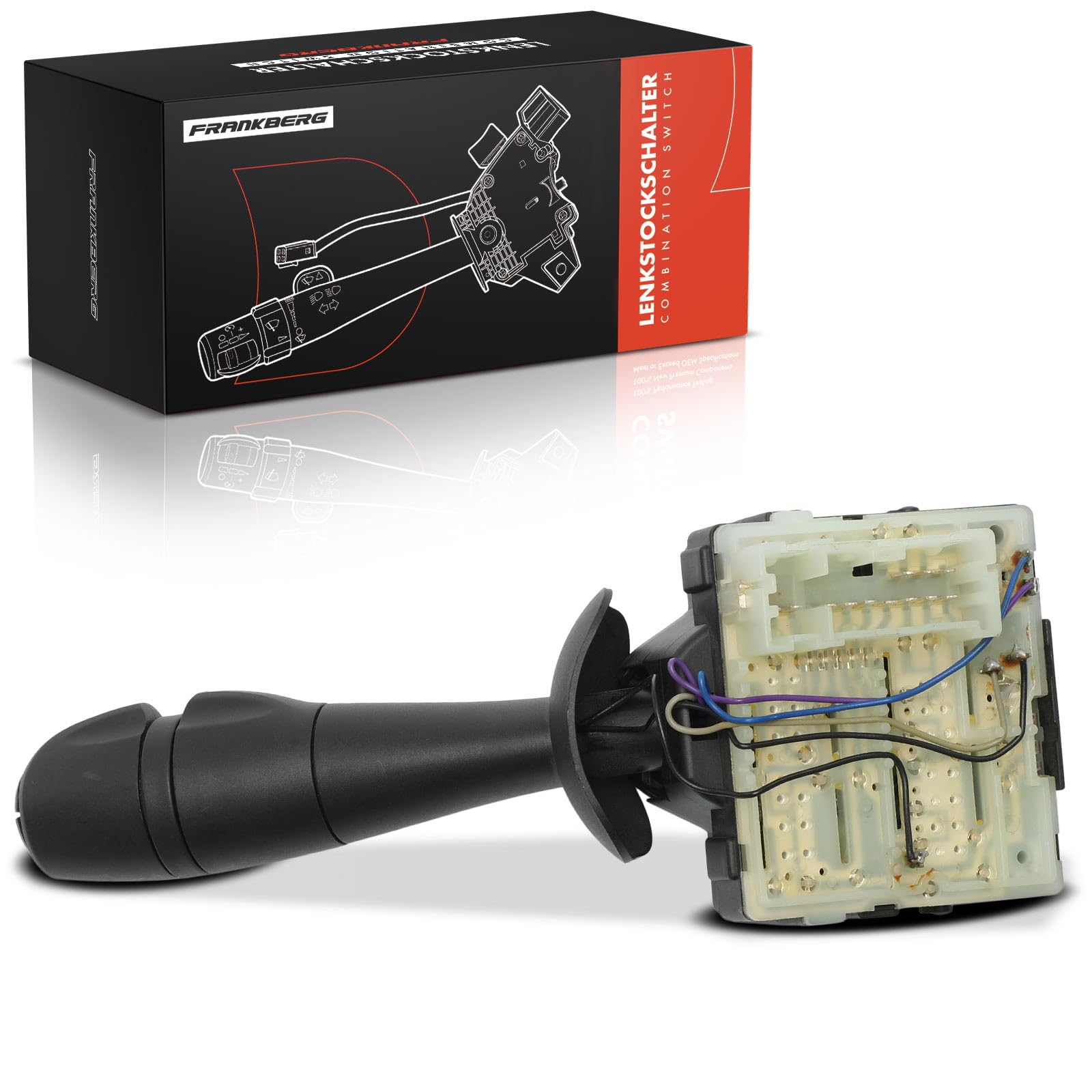 Frankberg Interruttori combinati Interruttori sul piantone dello sterzo 13-Poli Compatibile con C.a.p.t.u.r I H5 J5 Clio IV BH Twingo III BCA BCM Clio IV Grandtour KH Trafic III Bus JG 8201168013
