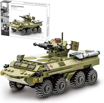 MEIEST Military Vehicle Building Blocks Sets,Armored Model Brick Set Highly Detailed Set for Military Enthusiast, Teens and Adults BTR-4 "BUCEPHALUS