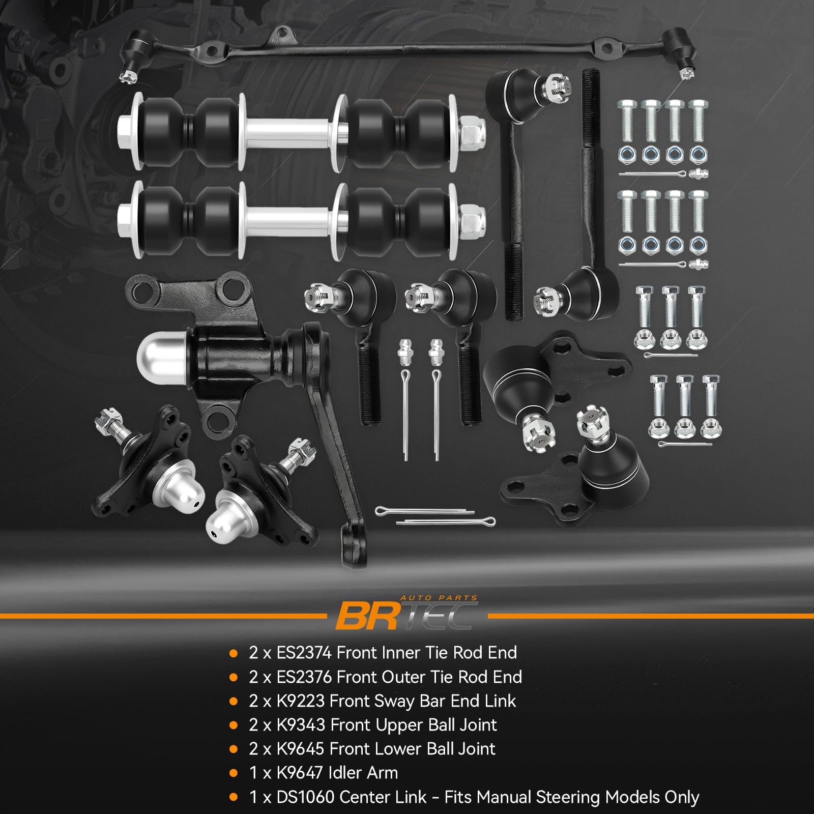 Amazon.com: RWD Kit de suspensión delantera compatible con Toyota