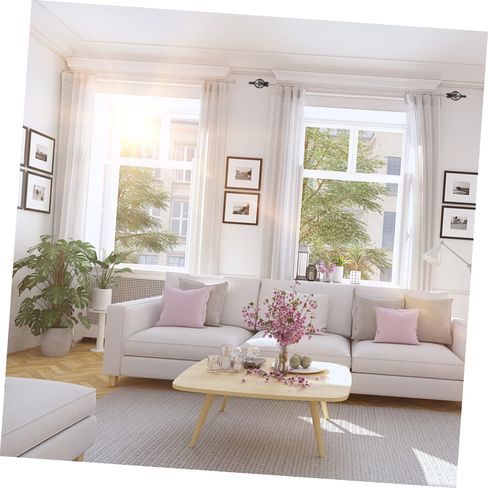 2 Stück Unlackierte Holzsäulen Kappen - Geschnitzte Endstücke Für Treppenpfosten & Möbel