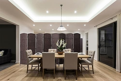 Miniatura 21 de Divisores de habitación de 6 pies de alto - 20 pulgadas de ancho pantalla de privacidad independiente con fibra tejida de diamante, divisor de pared