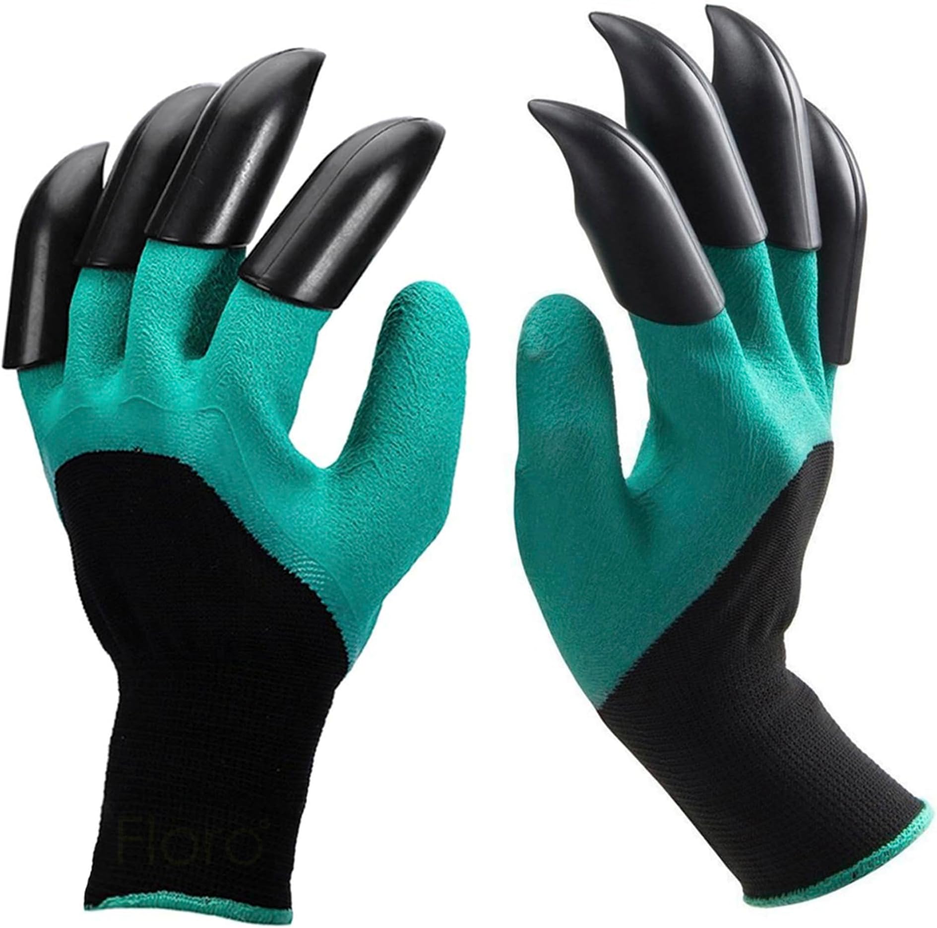 Floro Garden Gloves with Claws, Chicken Coop Cleaning, for Digging, Pruning & Poking, All in One Gardening Tool, Durable Hand Protectors, handwear for Gardeners & DIY Hobbyists