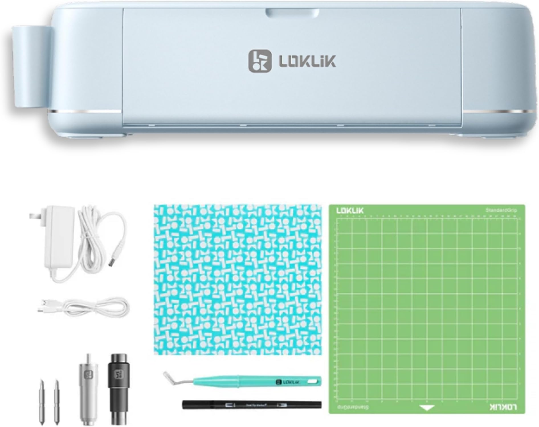 LOKLIK iCraft Die Cutting Machines – Vinyl Cutter Machine for Precision Crafting, Cuts 100+ Materials Including Paper, Vinyl & Leather up to 2mm Thickness - Craft Tool for Graphic Design Application