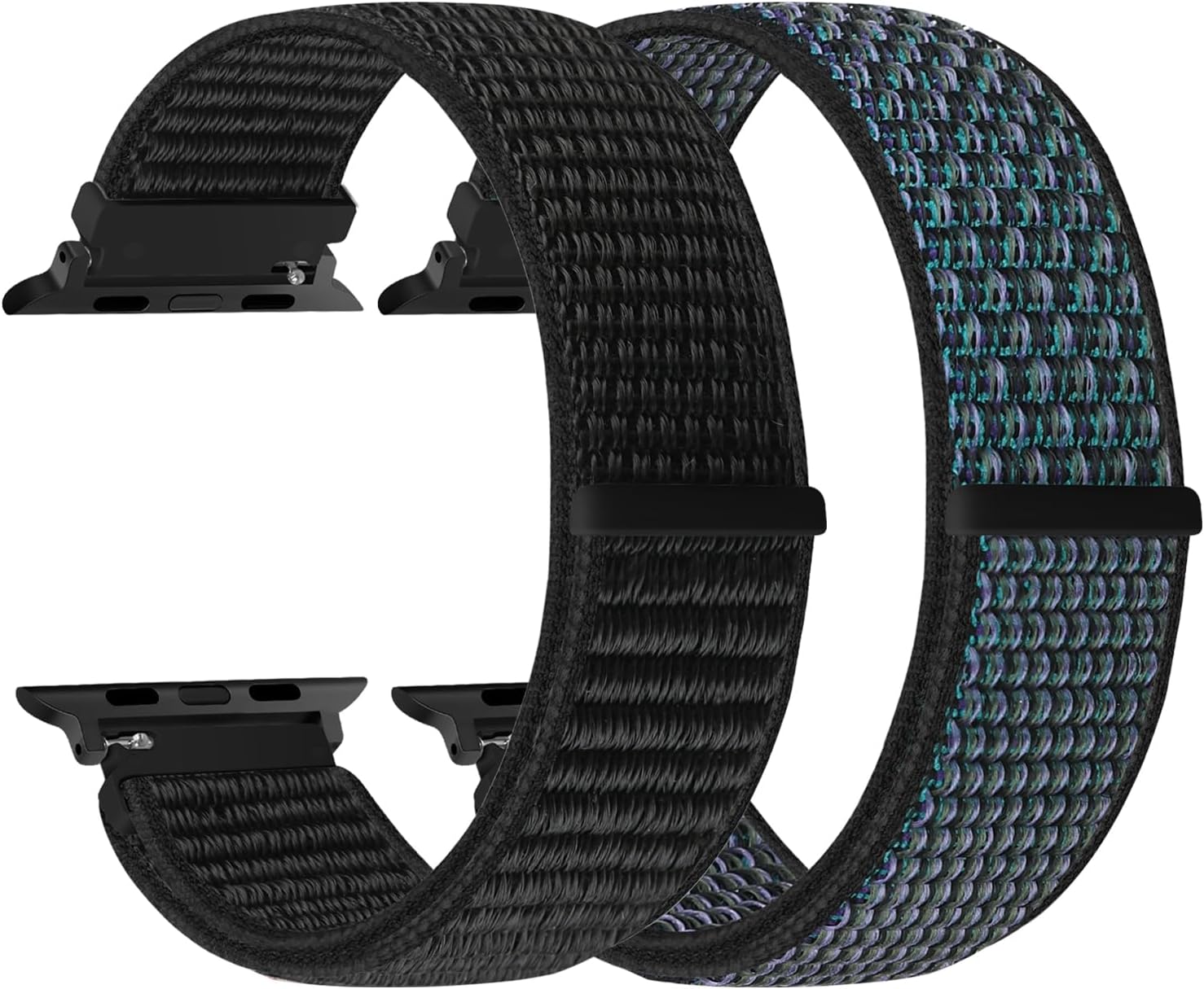 Nylon Sport Loop Band Compatible with Apple Watch Band 38mm 40mm 41mm 42mm 44mm 45mm 46mm 49mm Women Men, Soft Breathable Strap for iWatch Series 11 10 9 8 7 6 5 4 3 2 1 SE Ultra 3/2/1 - Image 2