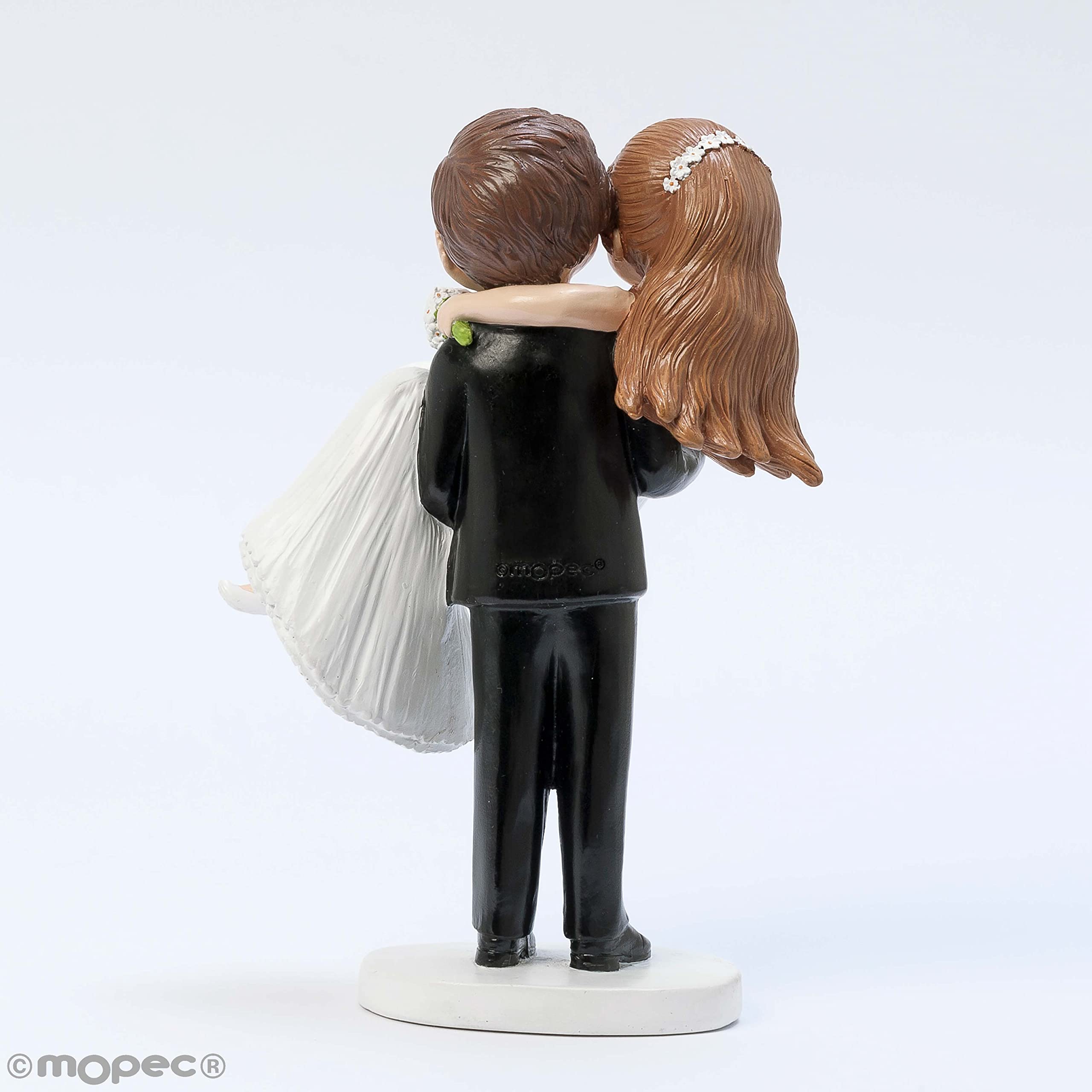 Mopec Y122 Pop&Fun Kuchenfigur Braut in Armen, 20 x 13,5 cm, mehrfarbig, groß