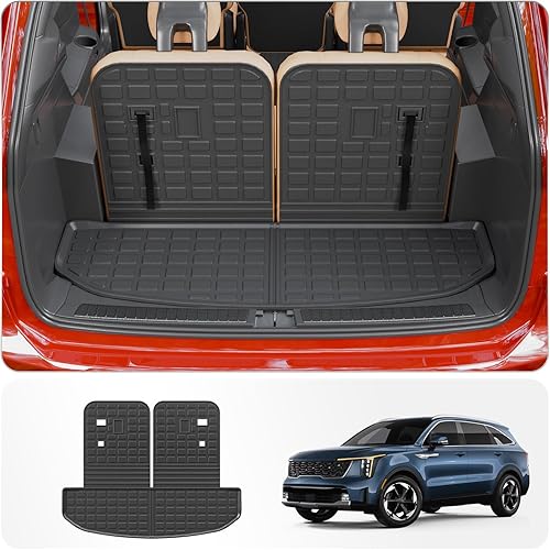 Vista 25 de Alfombrilla de carga compatible con Nissan Pathfinder 2022-2024 2025, forro de carga TPE para todo tipo de clima, accesorios Pathfinder 2023