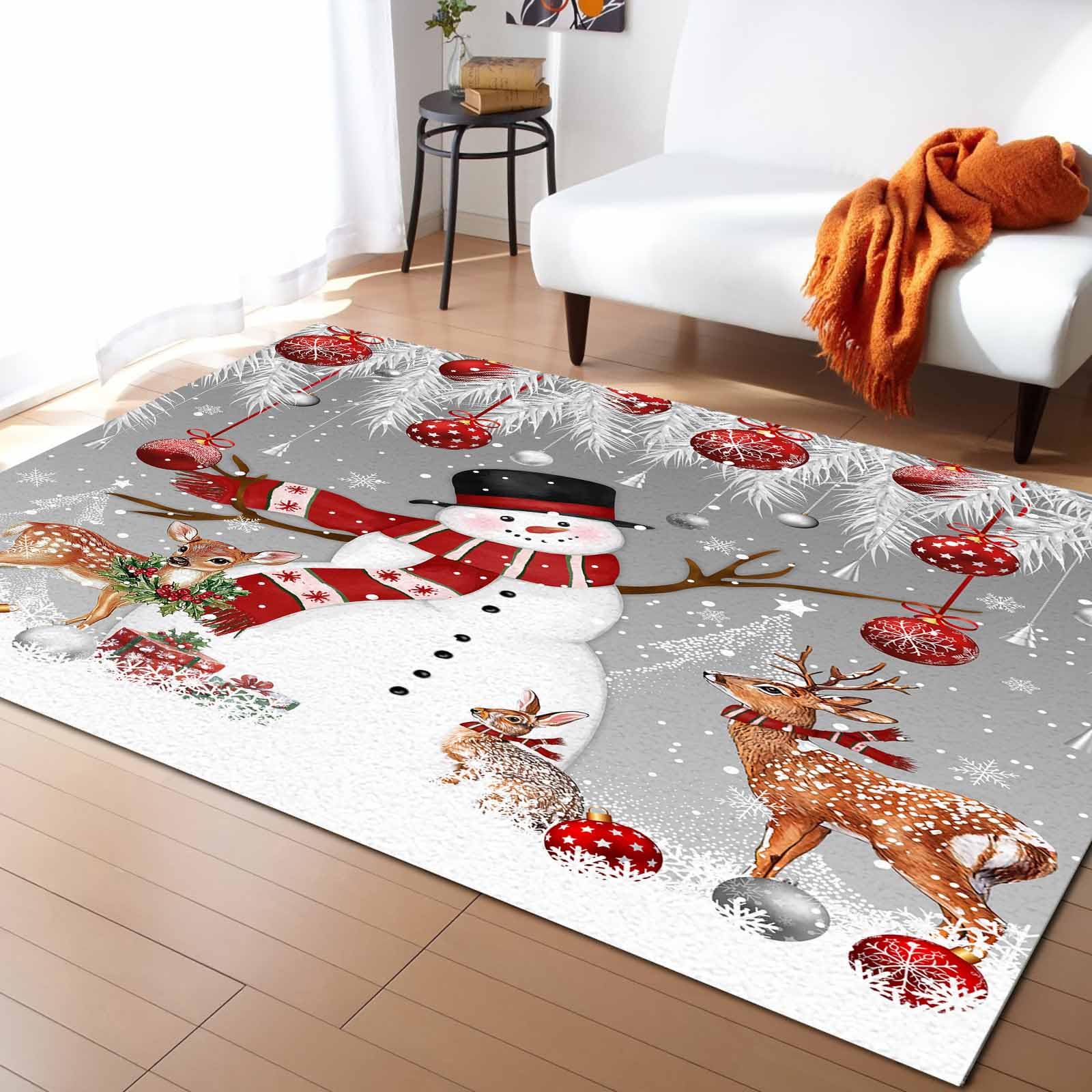 Tapis de Noël pour enfants : fini les glissades dans le salon avec ce lavable