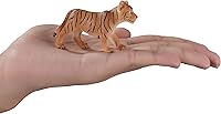 Vista 4 de MOJO Tiger Cub - Figura de juguete pintada a mano de vida silvestre internacional realista
