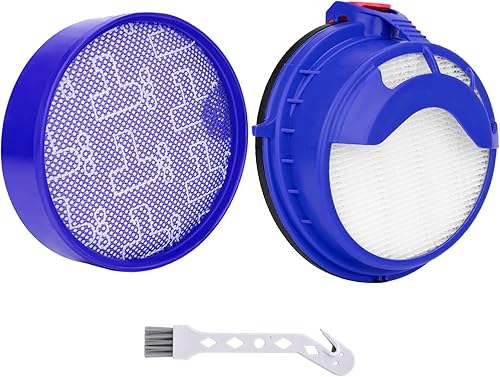 Artraise Kits de repuesto de filtro para bola de vacío Dyson DC25, incluye filtros HEPA lavables de premotor y postmotor, se adapta a todos los