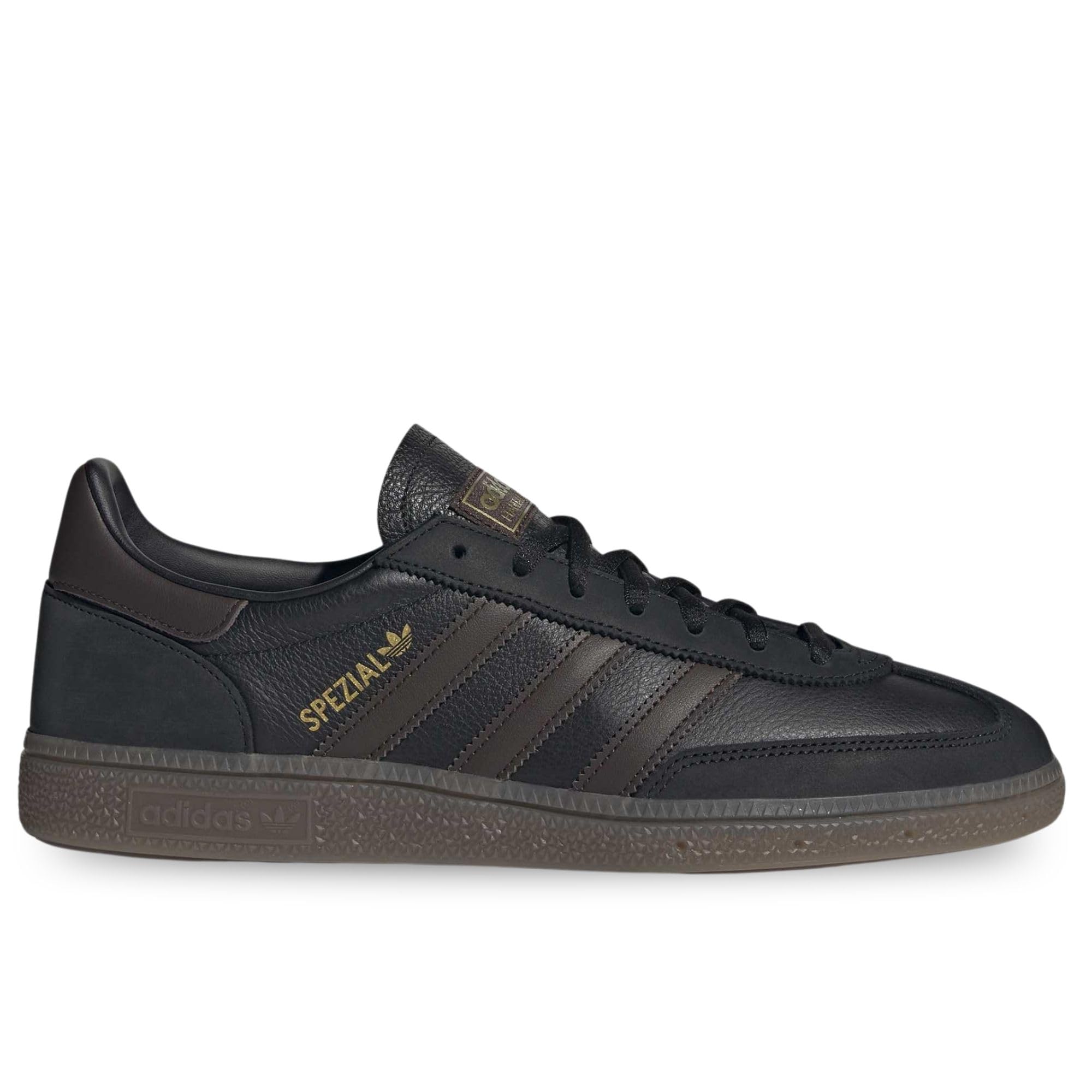 adidas Handball Spezial Sneakers Unisex Adulto, Nero/Marrone - IH6568
