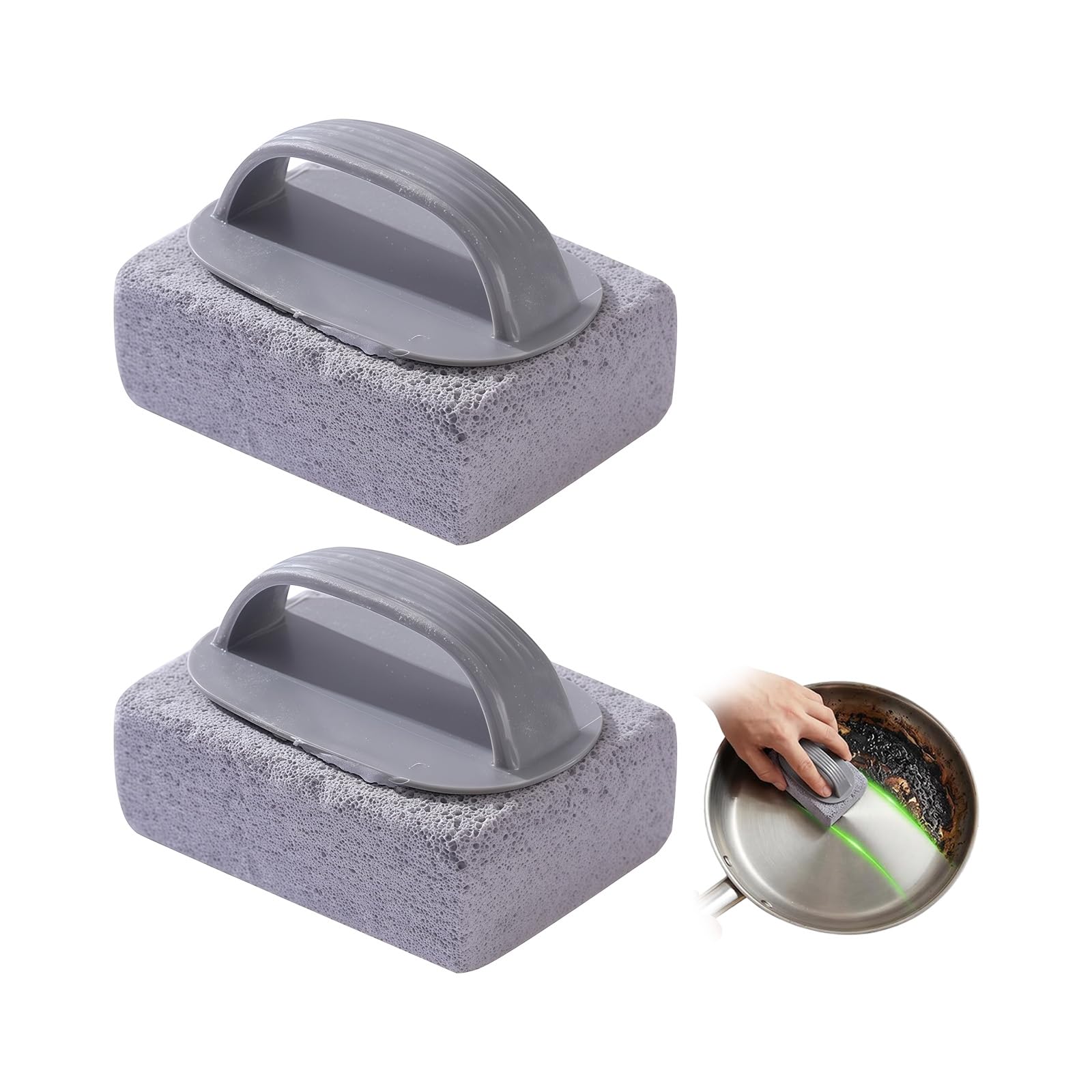 APGLSXY Stovetop Stone Cleaner Brick for BBQ Cleaner Kitchen and Camping Gear Griddle Oven Tray Scraper Barbecue Block
