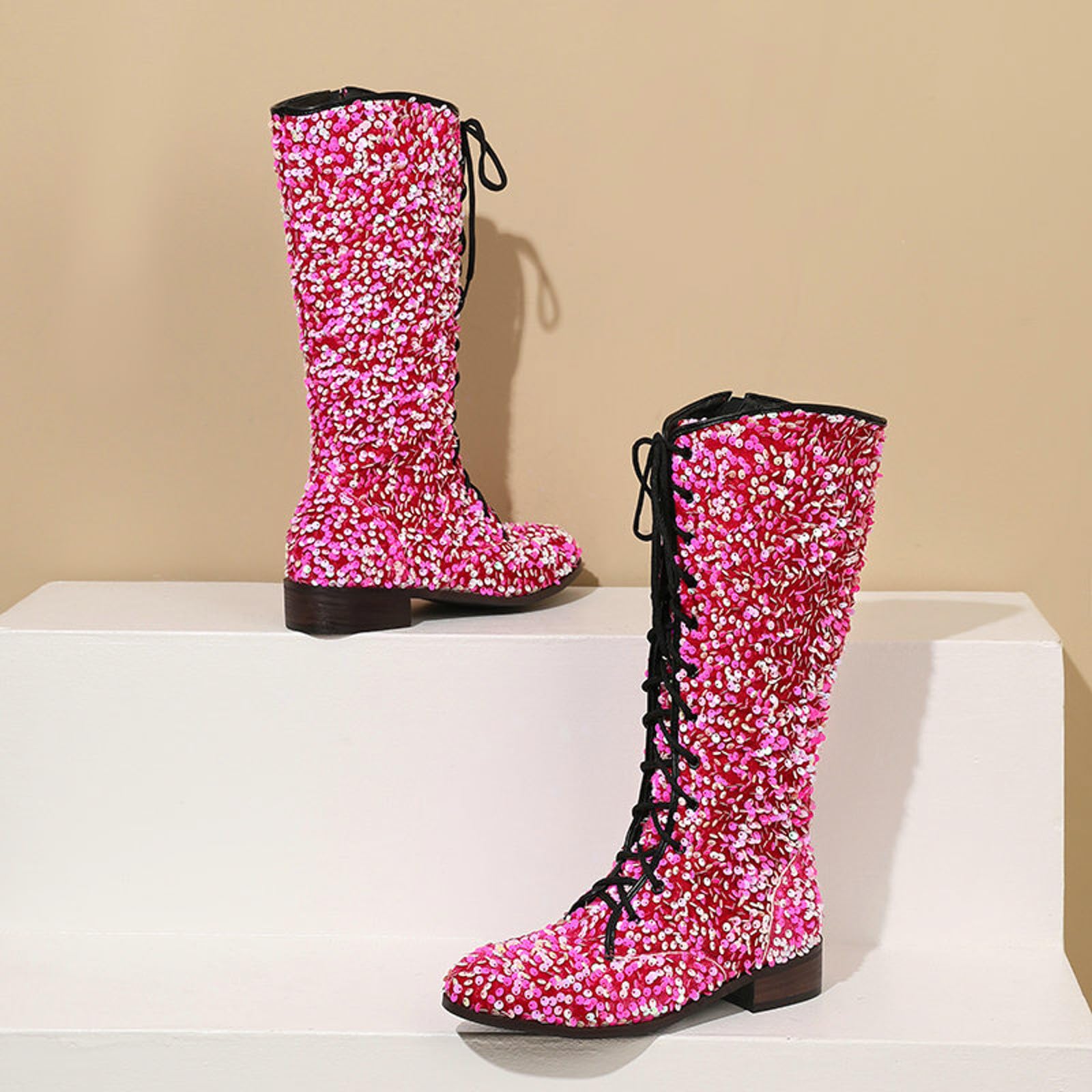 Stivali da Neve Stivali da Pioggia Donne Impermeabili Stivali Stivali Alti Equitazione Donna Stivali Pioggia Donna Gomma Impermeabili Antiscivolo Scarpe Stivaletti Pioggia