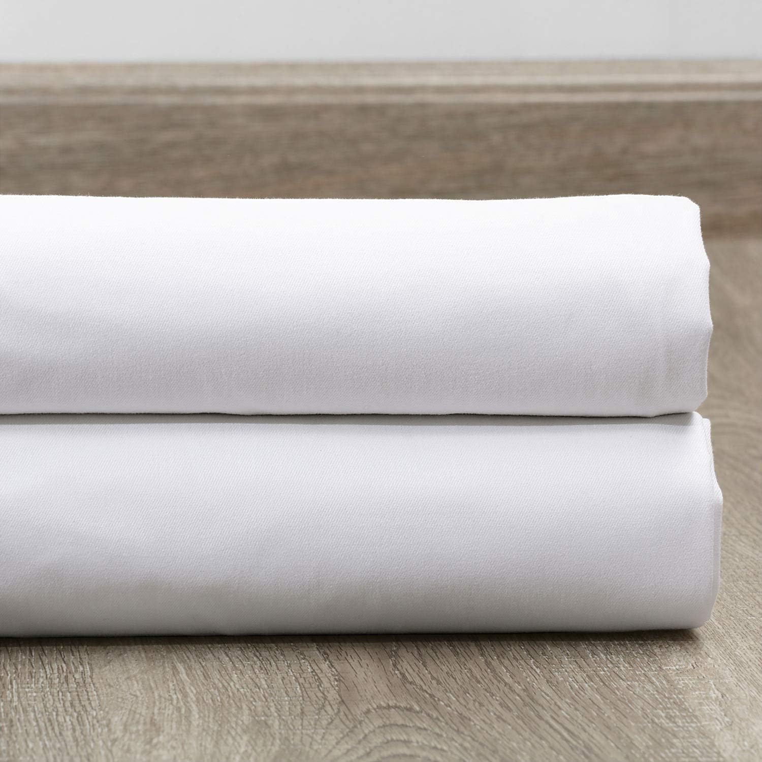HPD Half Price Drapes Solid Tie Top Cotton Curtains 84 Inches Long (1 Panel) Luxury Light Filtering Curtains for Living Room, Modern Semi Sheer Curtain for Bedroom, 50W X 84L, Whisper White