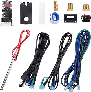RVGUARD RV Water Heater Electric Conversion Kit, 6 Gallon, Converts RV LP Gas Water Heater to 120V Electricity, Conserve Propane, Compatible with Suburban, Atwood, American, More-Flo Water Heaters