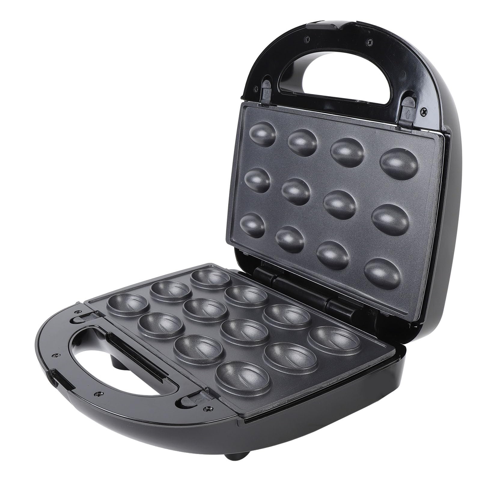 Annadue Macchina 6 in 1, Piastre Antiaderenti Rimovibili, Macchina Elettrica Multifunzione per la Colazione per Ciambelle, Panini con Bistecca Fritta, per Pane con Biscotti Alle Noci (Spina europea