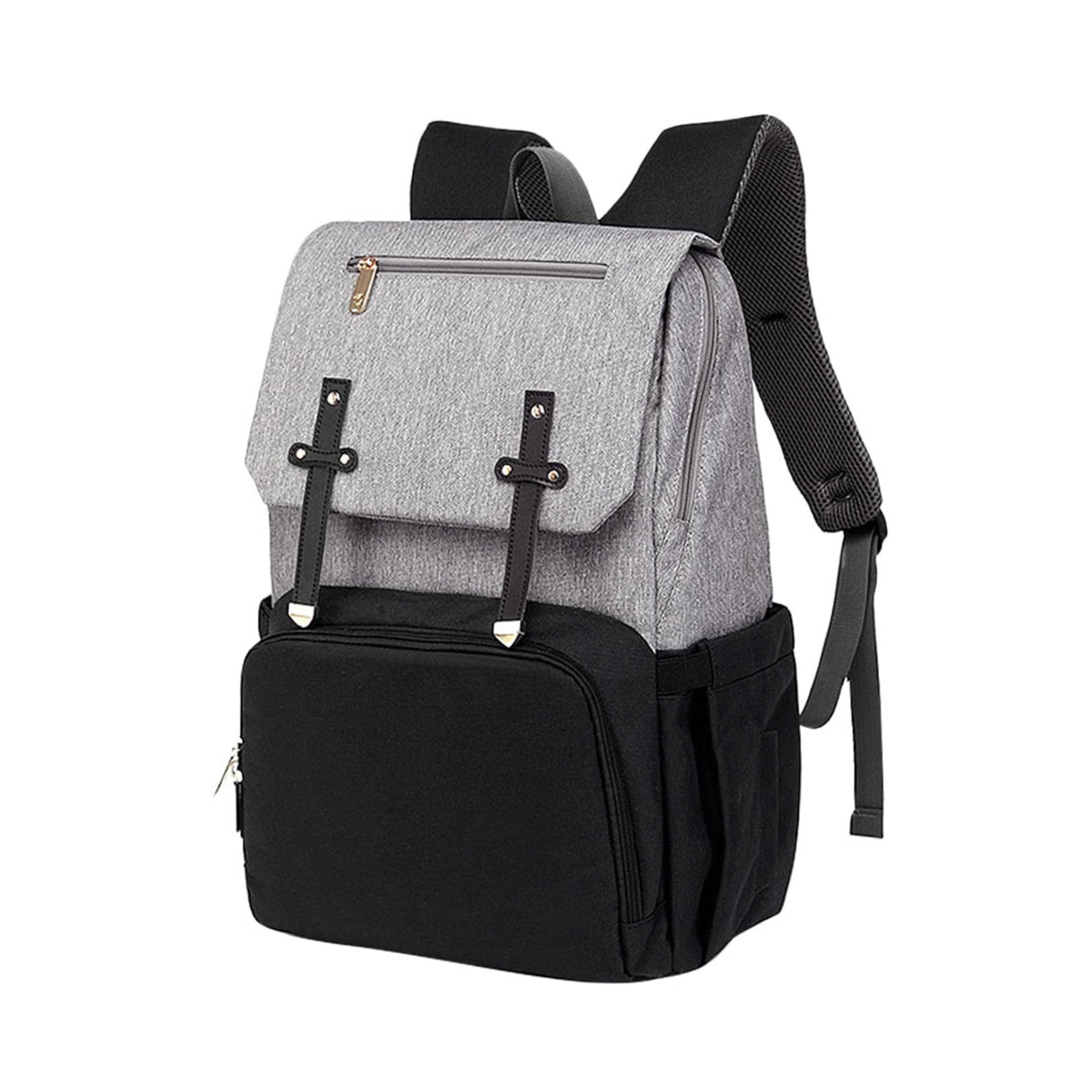 Multifunktionaler Großer Reiserucksack für Mama mit Oxford Stoff Modische Doppelte Schultertasche zum Ausgehen für Babys